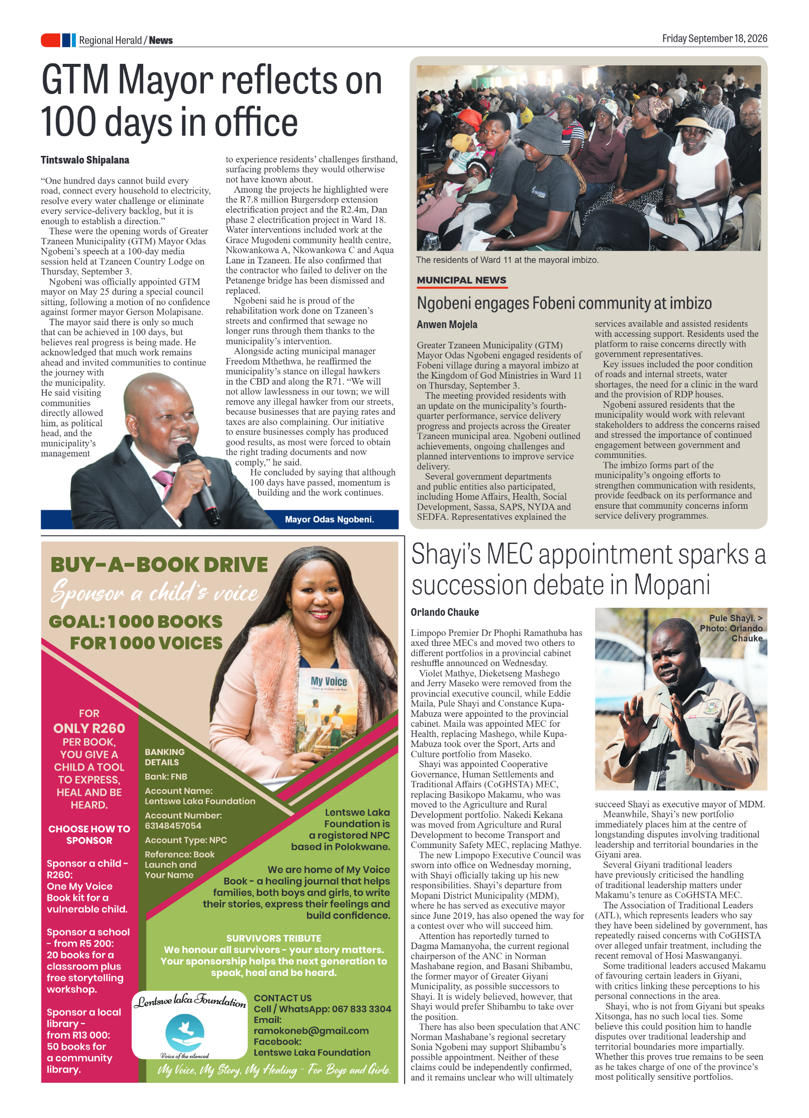 Phalaborwa Herald 18 September 2026 page 4
