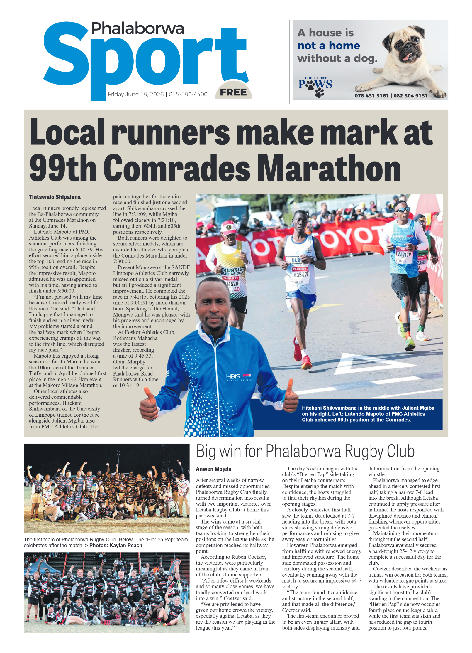 Phalaborwa Herald 19 June 2026 page 8
