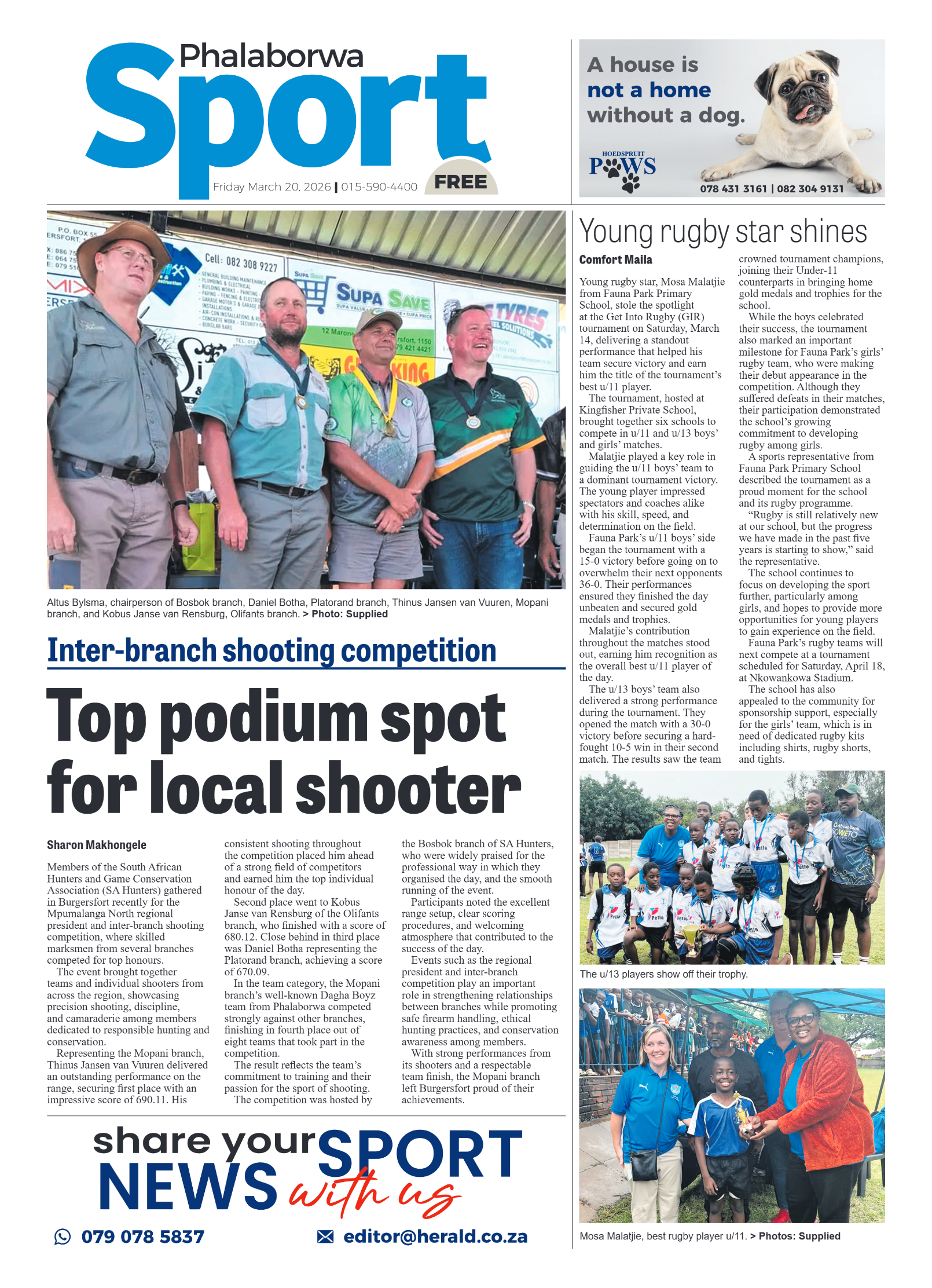 Phalaborwa Herald 20 March 2026 page 12