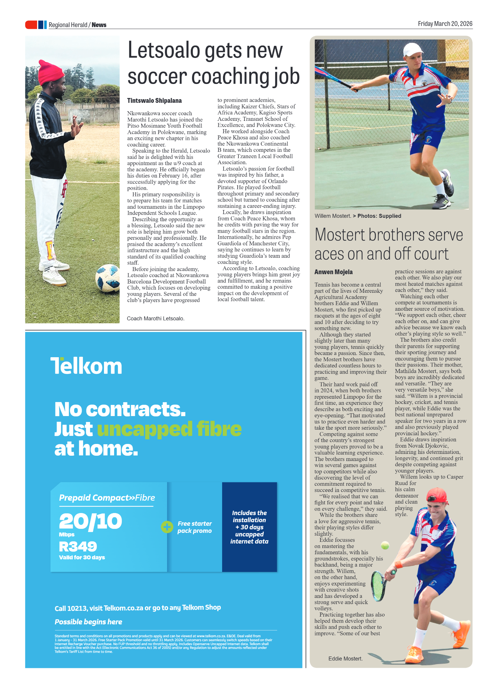 Phalaborwa Herald 20 March 2026 page 6