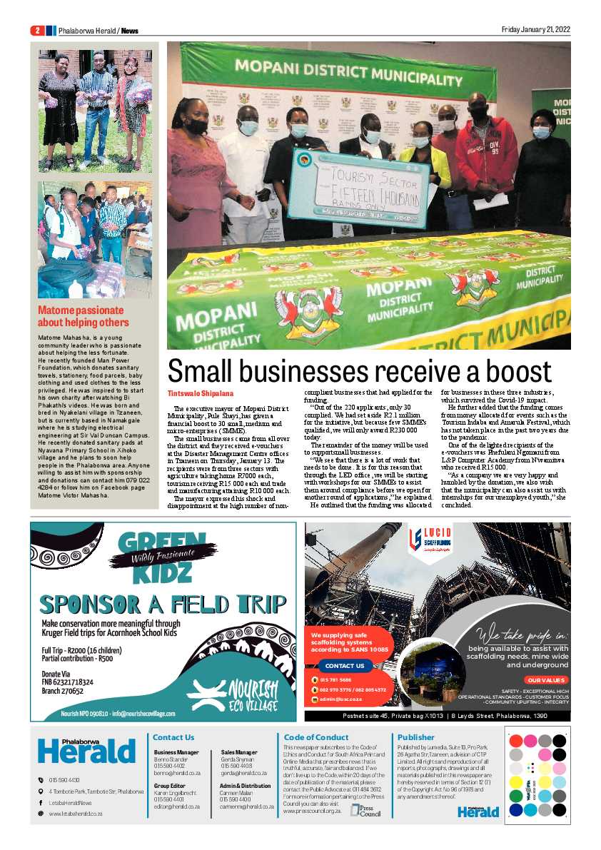 Phalaborwa Herald 21 Jan 2022 page 2