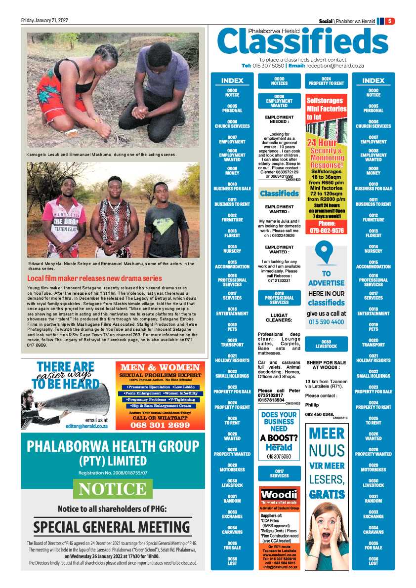 Phalaborwa Herald 21 Jan 2022 page 9