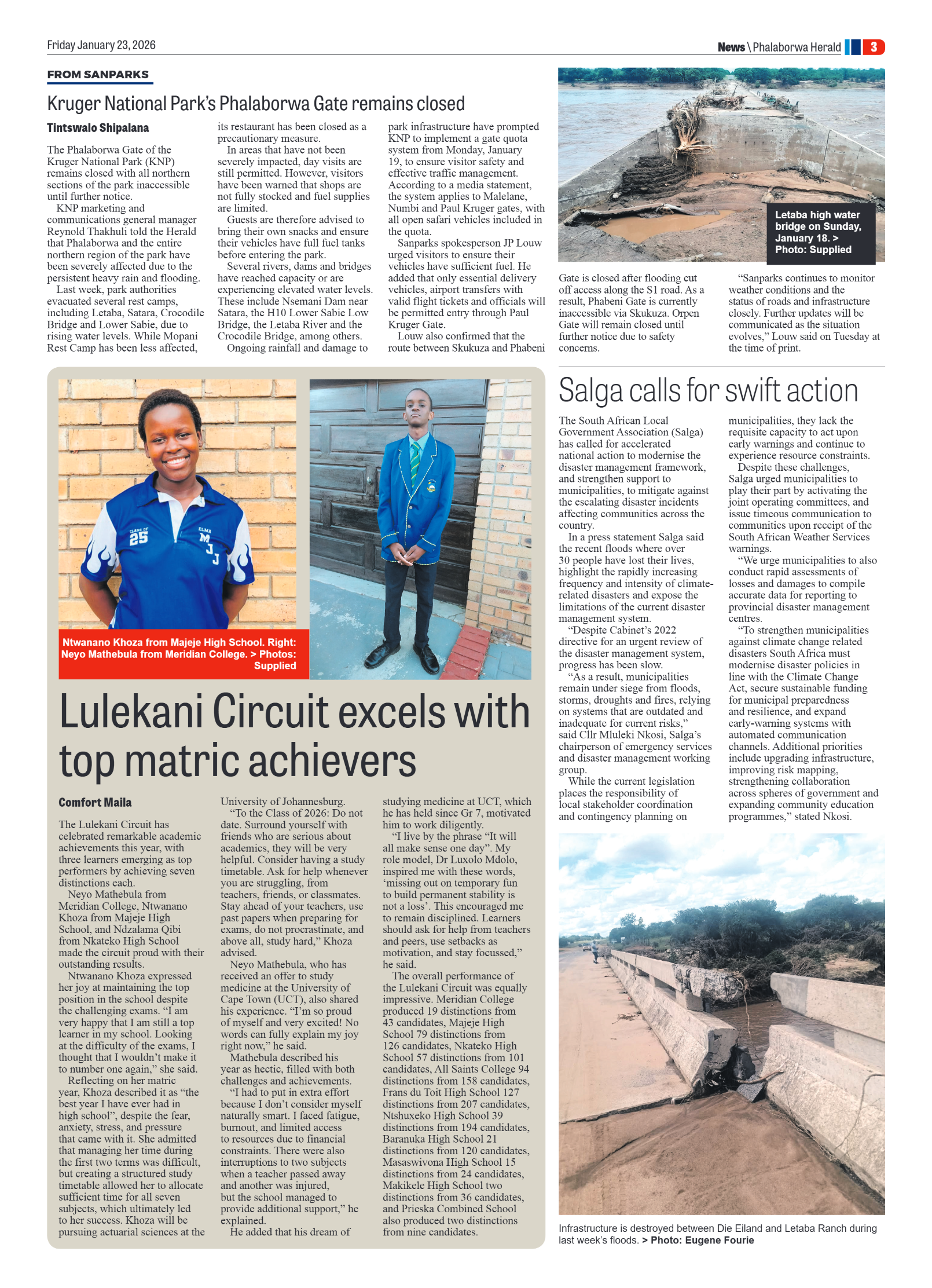 Phalaborwa Herald 23 Jan 2026 page 7