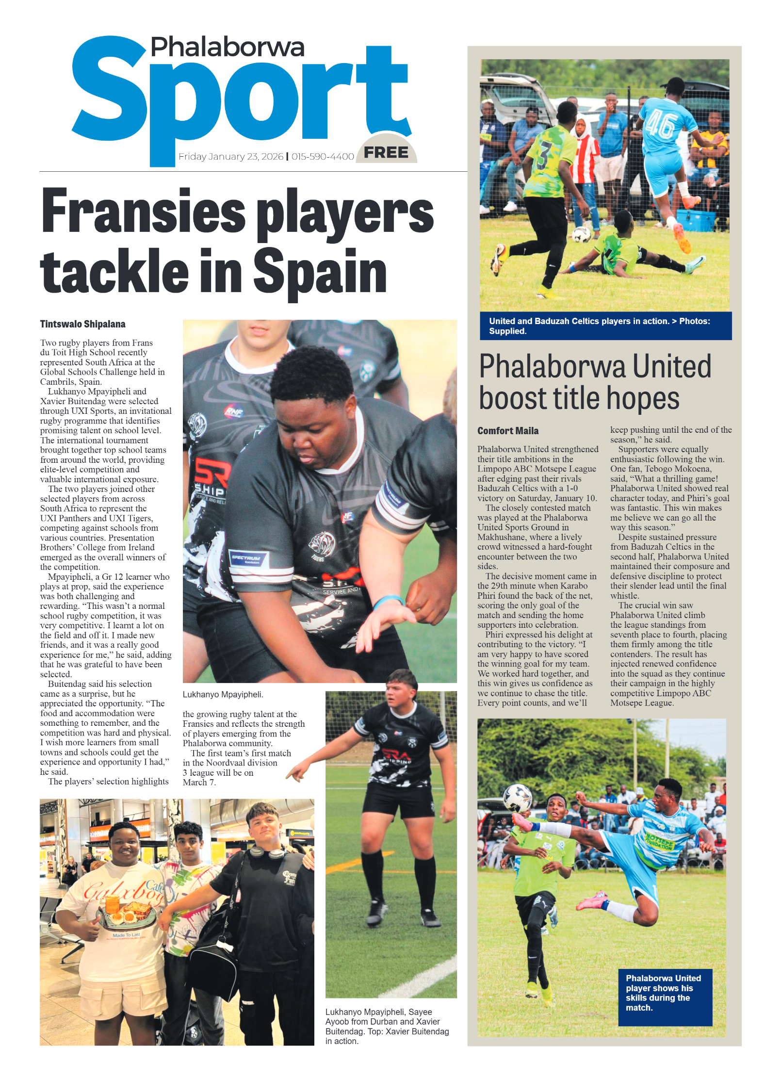 Phalaborwa Herald 23 Jan 2026 page 8