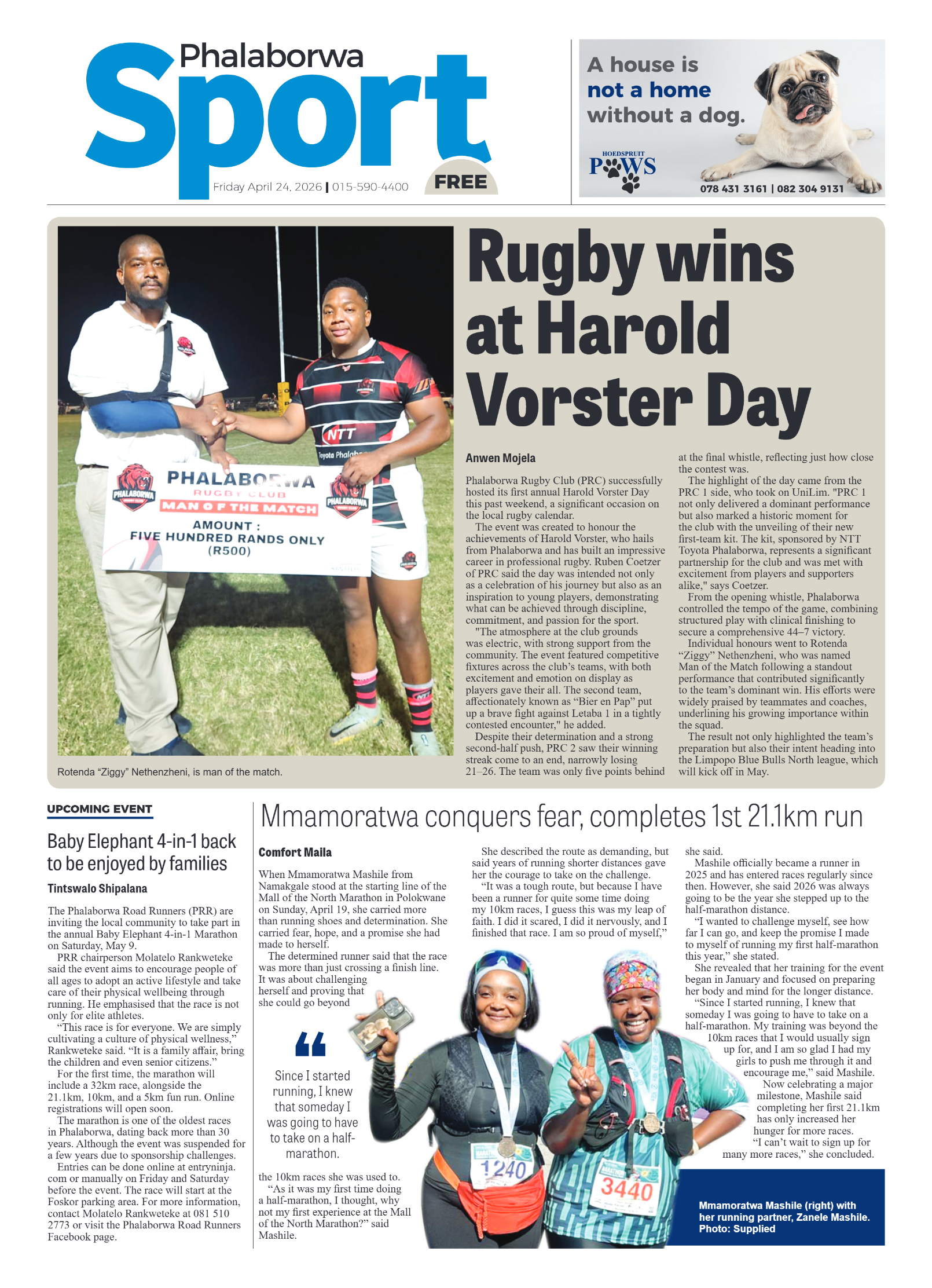 Phalaborwa Herald 24 April 2026 page 8