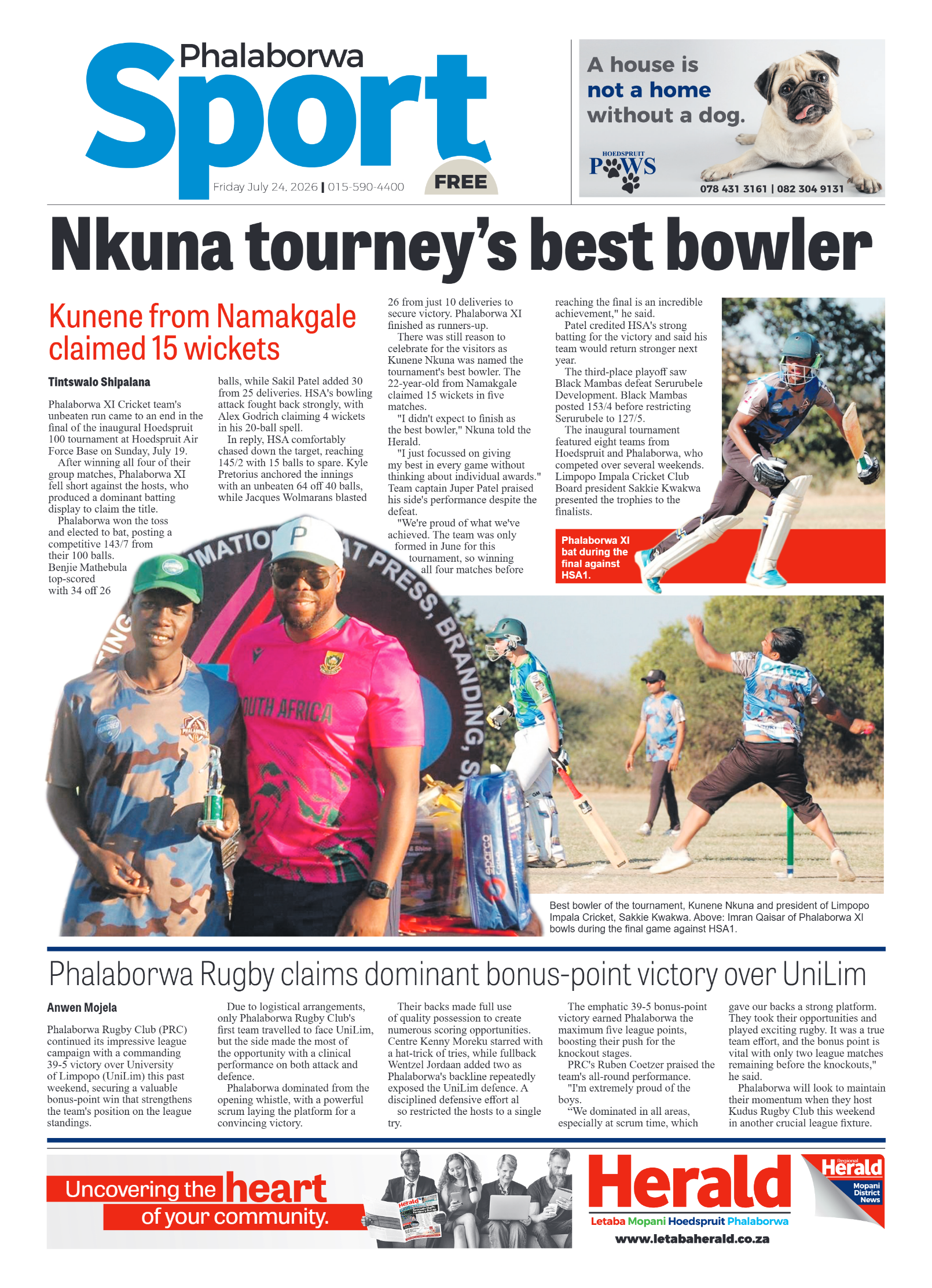 Phalaborwa Herald 24 July 2026 page 12