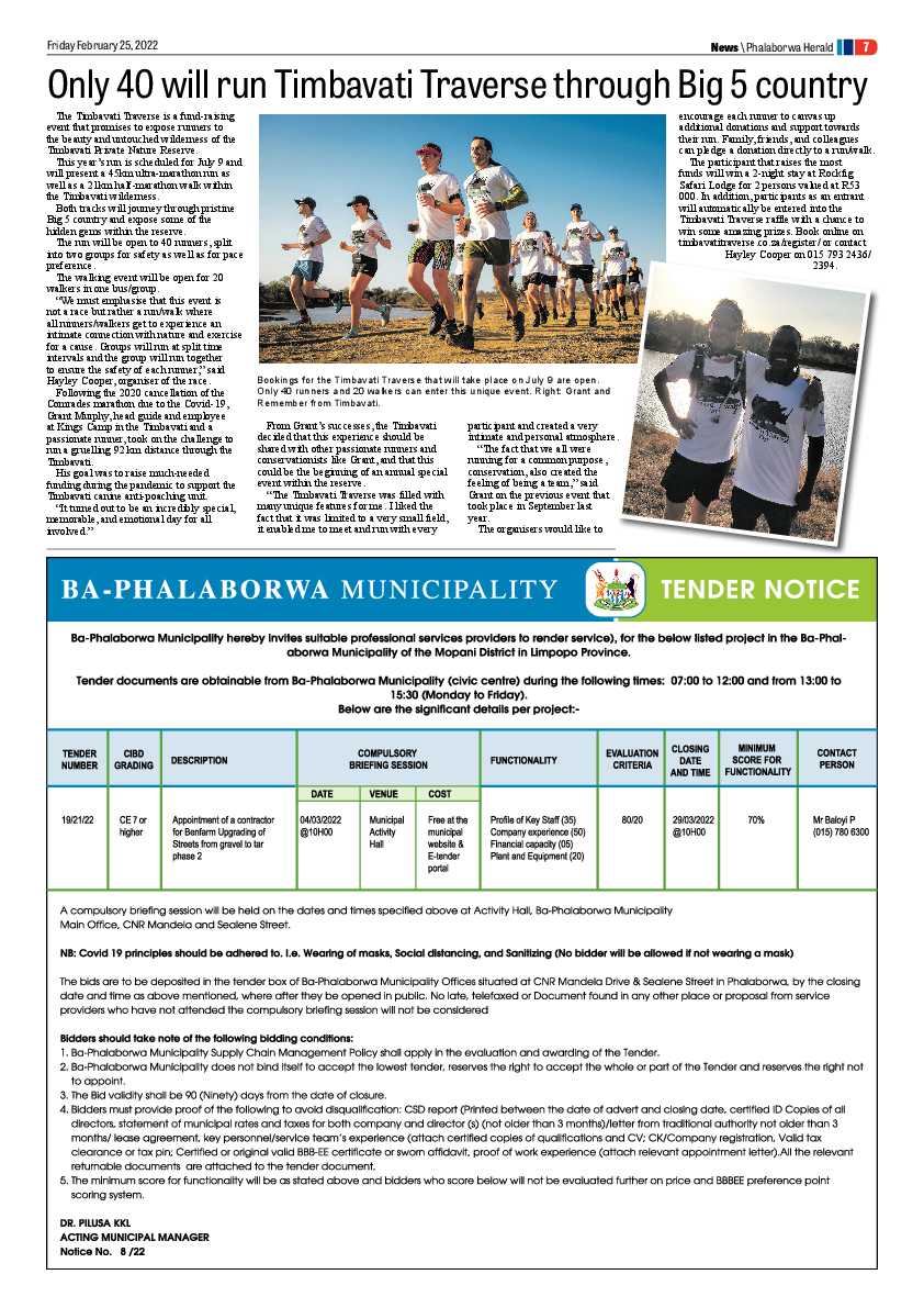 Phalaborwa Herald 25 Feb 2022 page 15
