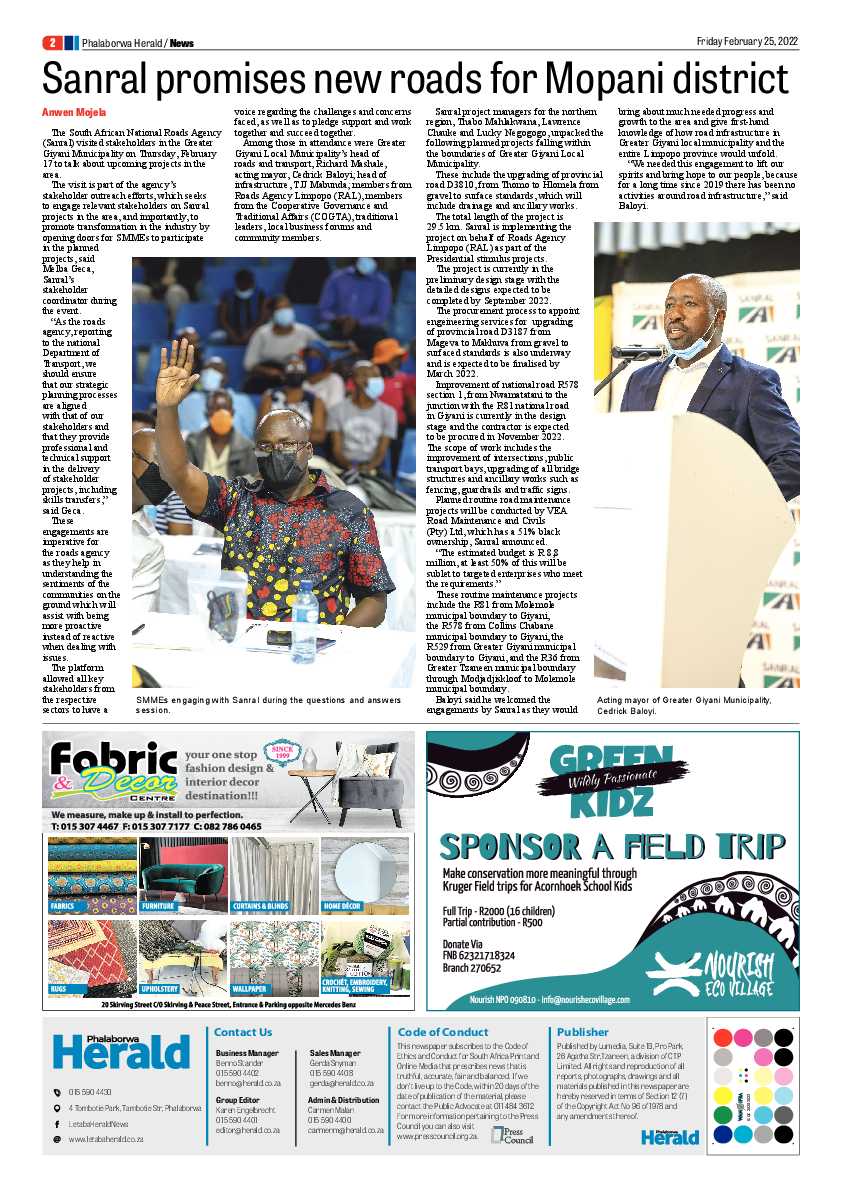 Phalaborwa Herald 25 Feb 2022 page 2