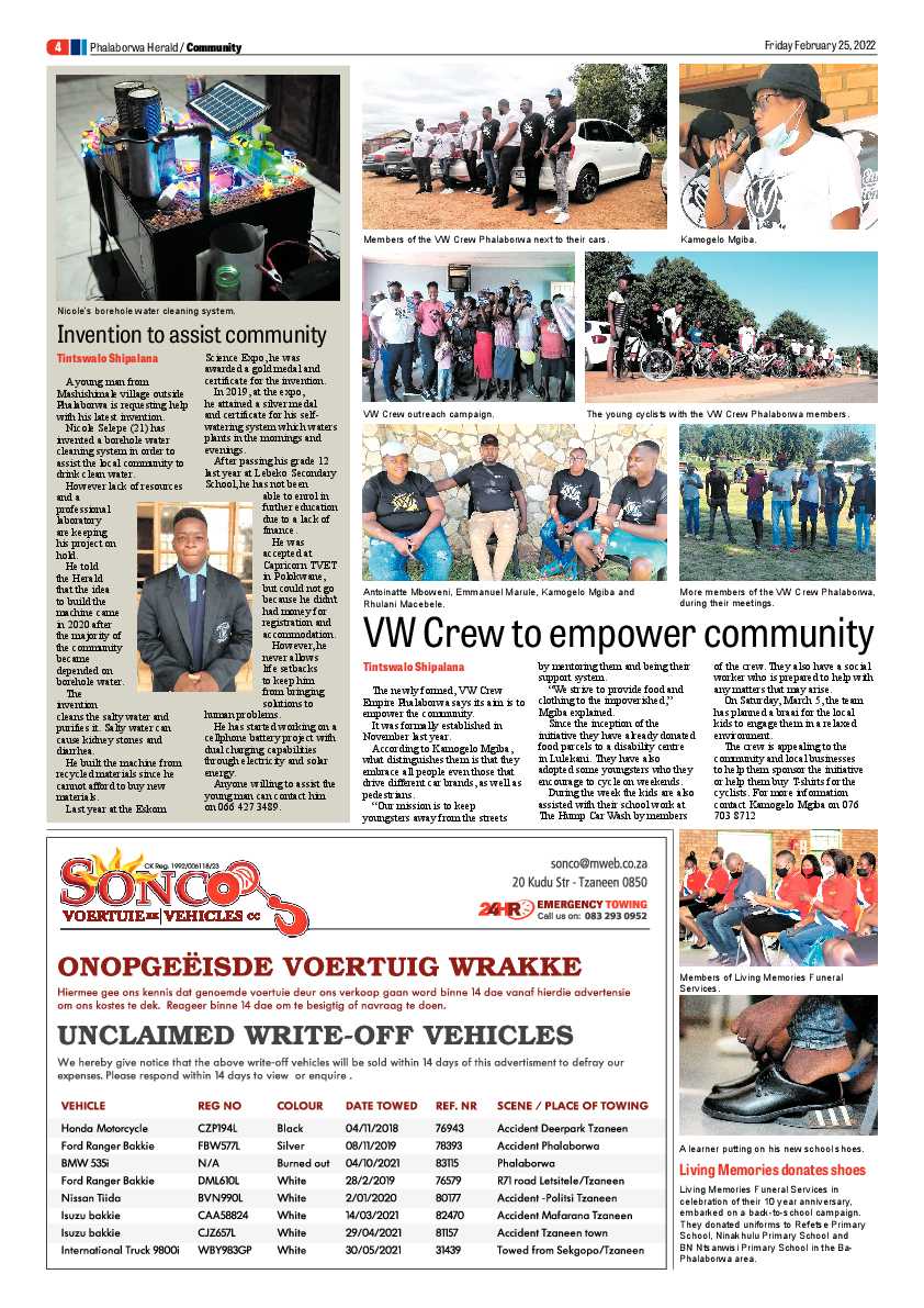 Phalaborwa Herald 25 Feb 2022 page 4