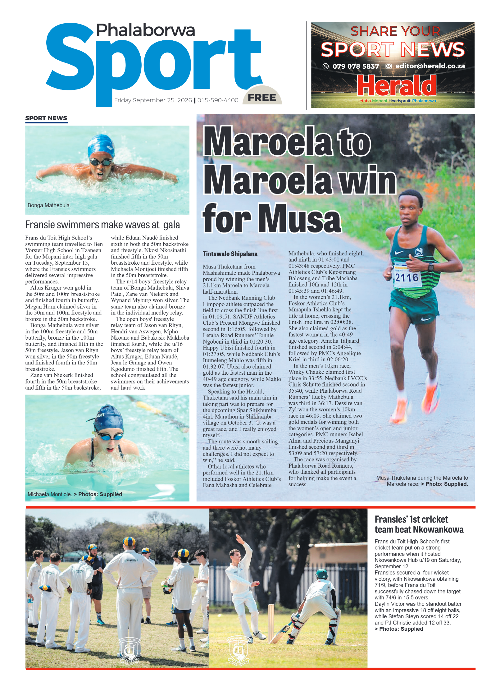 Phalaborwa Herald 25 September 2026 page 12