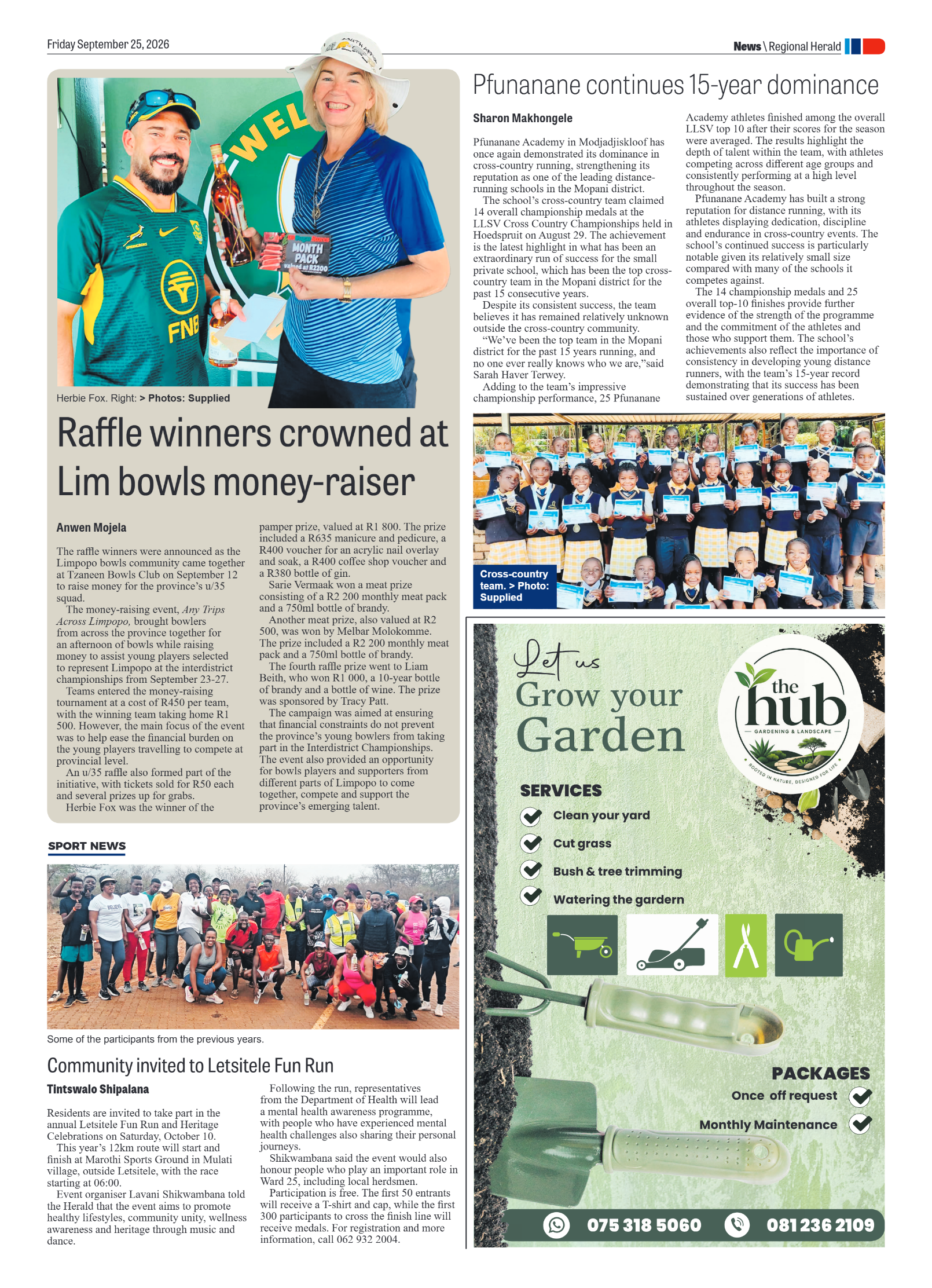 Phalaborwa Herald 25 September 2026 page 7
