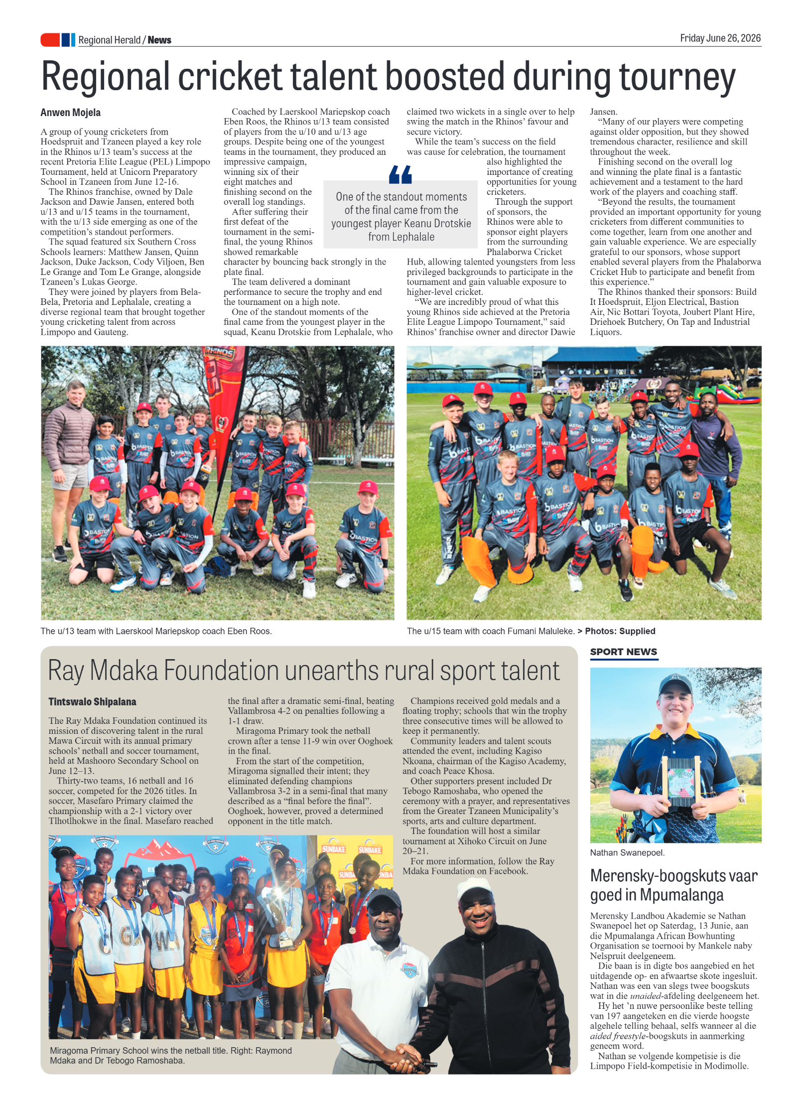 Phalaborwa Herald 26 June 2026 page 8