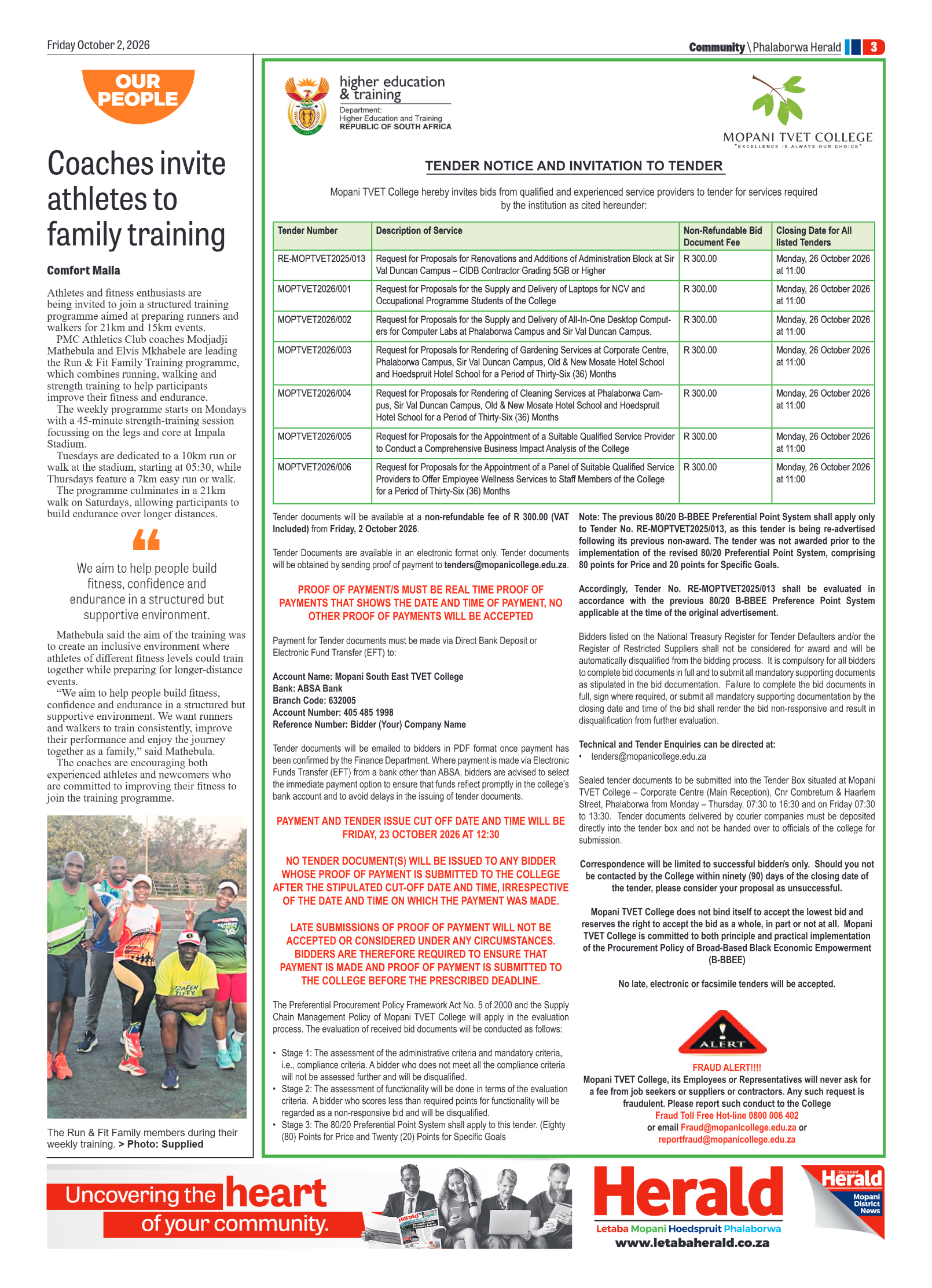 Phalaborwa Herald 2 October 2026 page 7