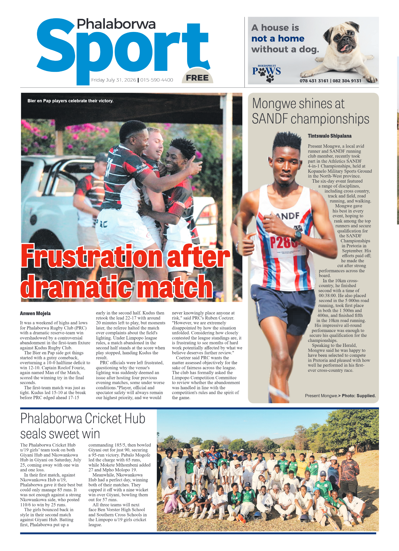 Phalaborwa Herald 31 July 2026 page 8