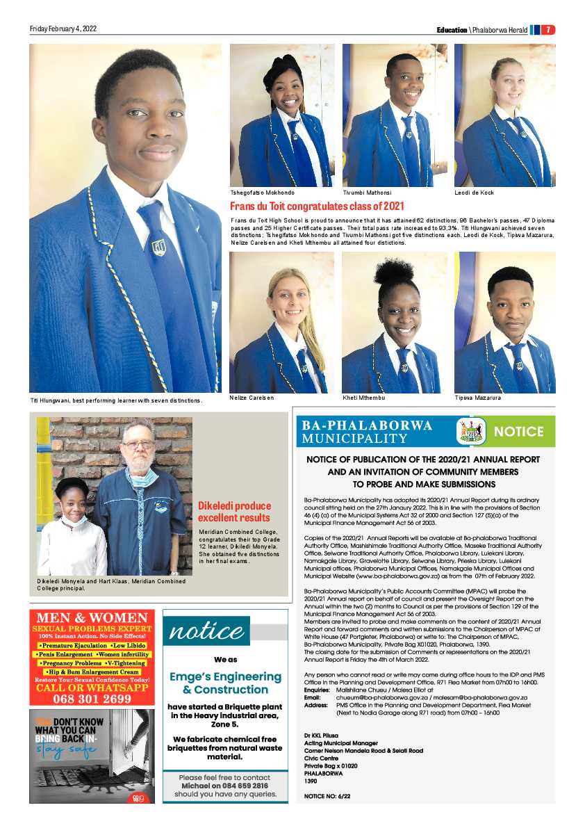 Phalaborwa Herald 4 Feb 2022 page 12