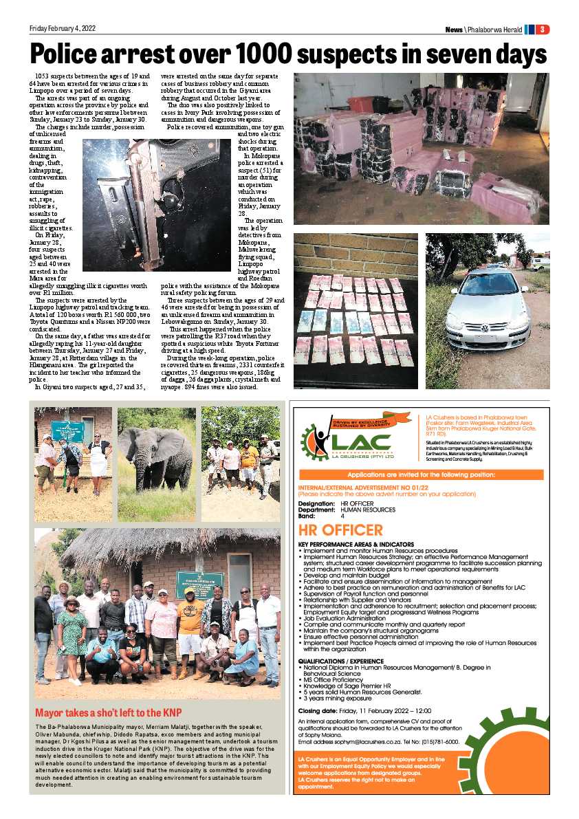 Phalaborwa Herald 4 Feb 2022 page 3