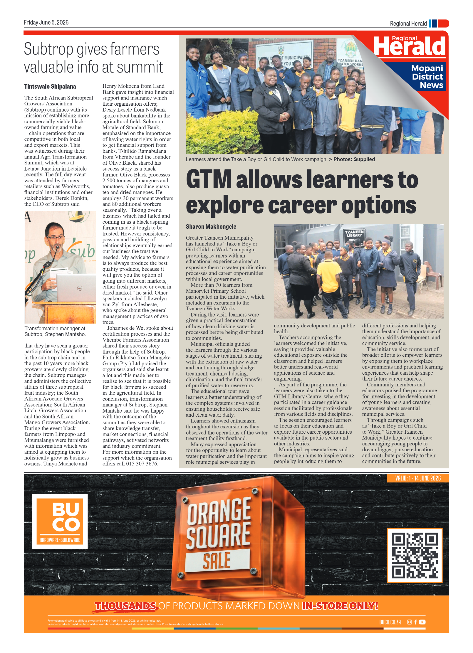 Phalaborwa Herald 5 June 2026 page 3