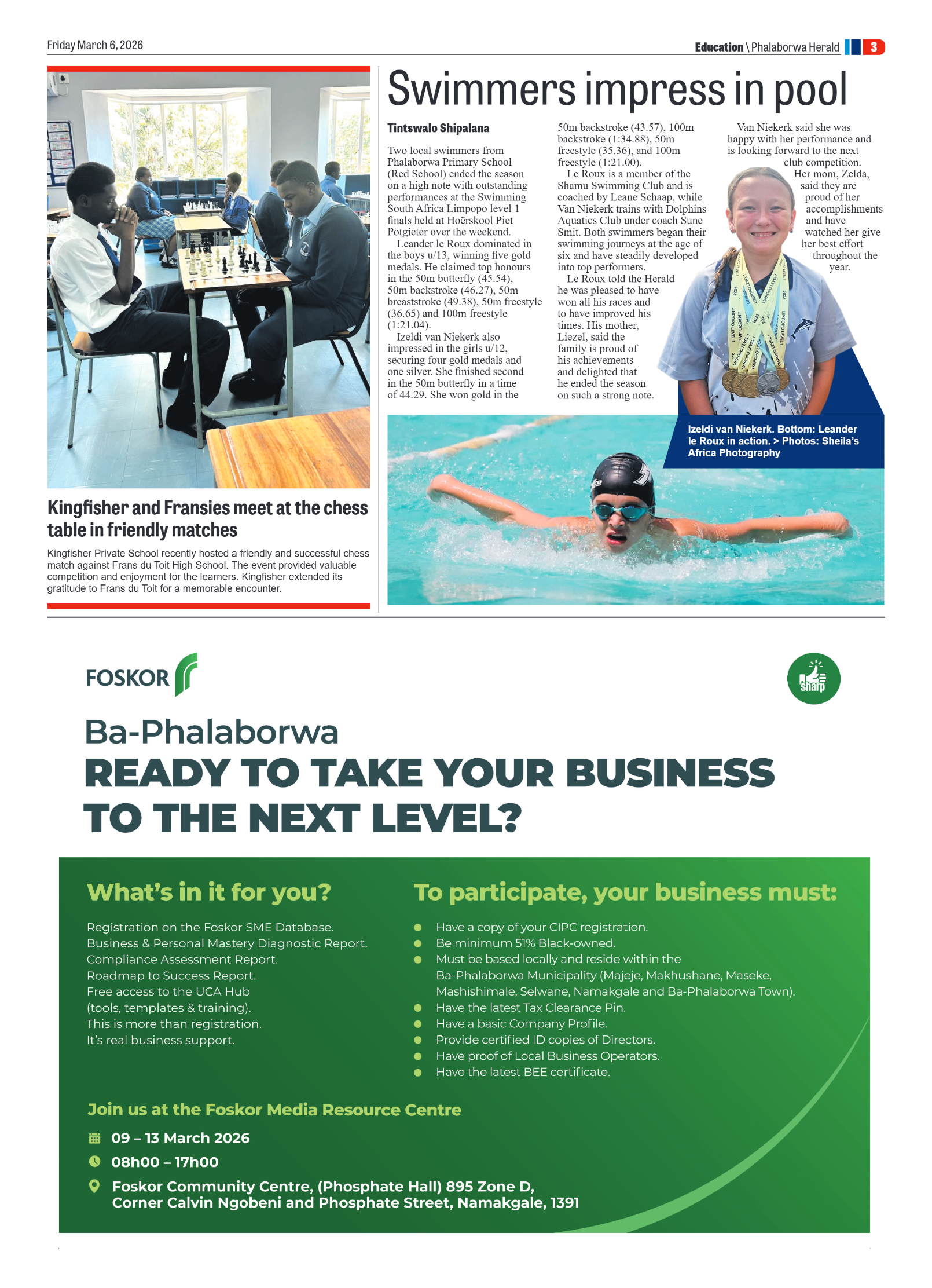 Phalaborwa Herald 6 March 2026 page 7