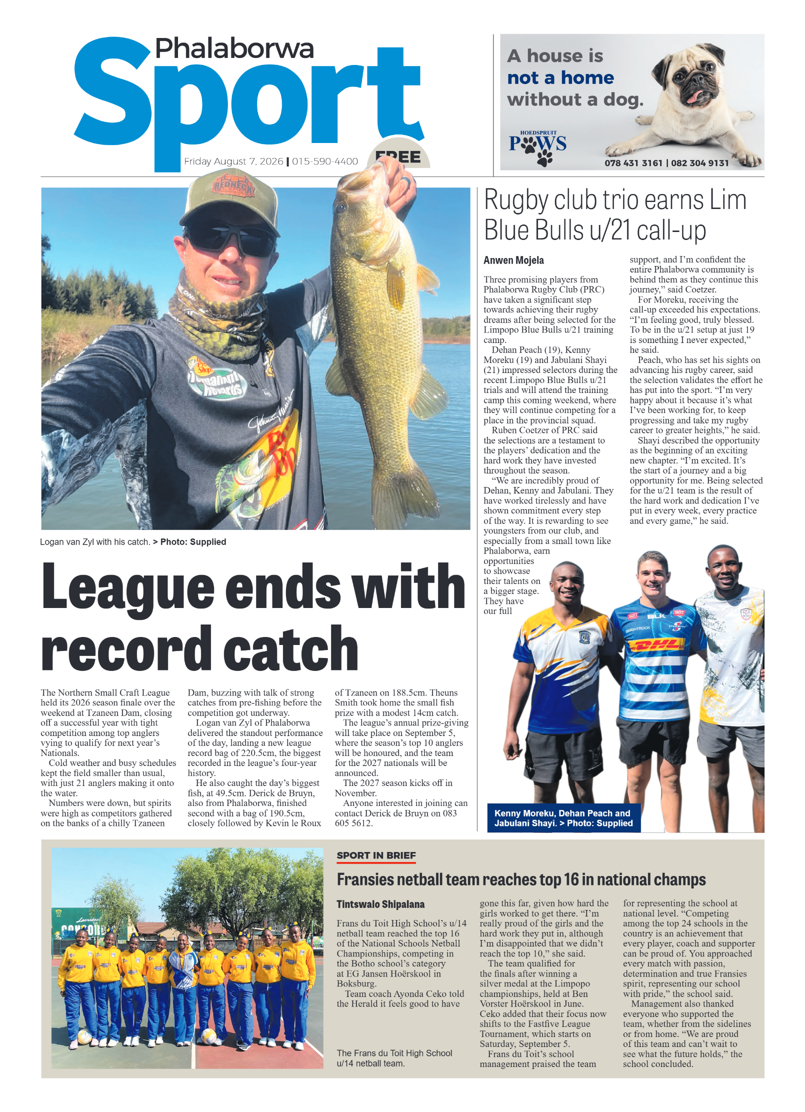 Phalaborwa Herald 7 August 2026 page 8