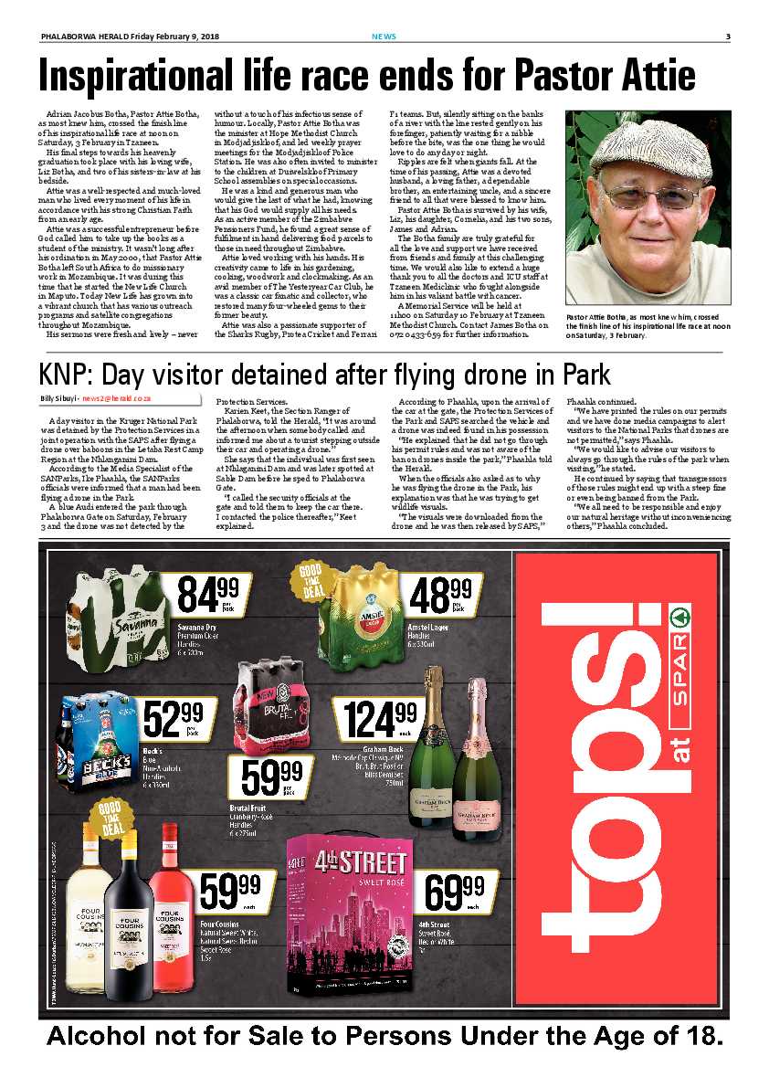 Phalaborwa Herald – 9 February 2018 page 3