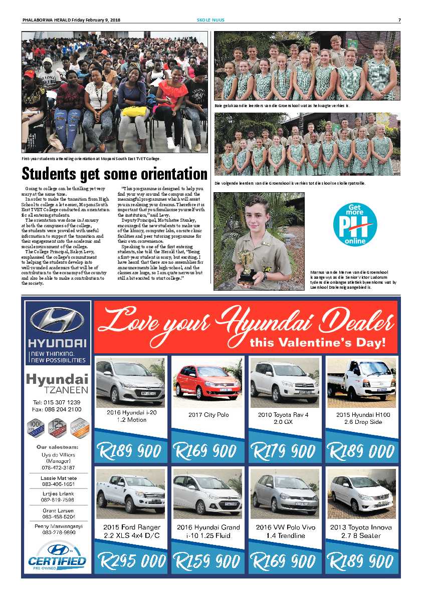 Phalaborwa Herald – 9 February 2018 page 7