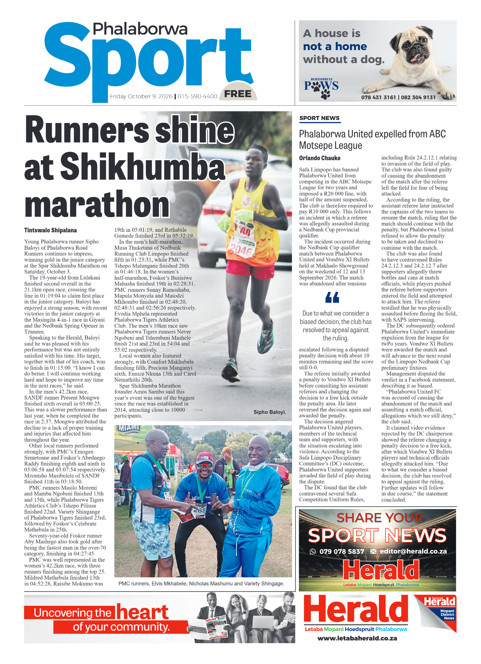 Phalaborwa Herald 9 October 2026 page 8