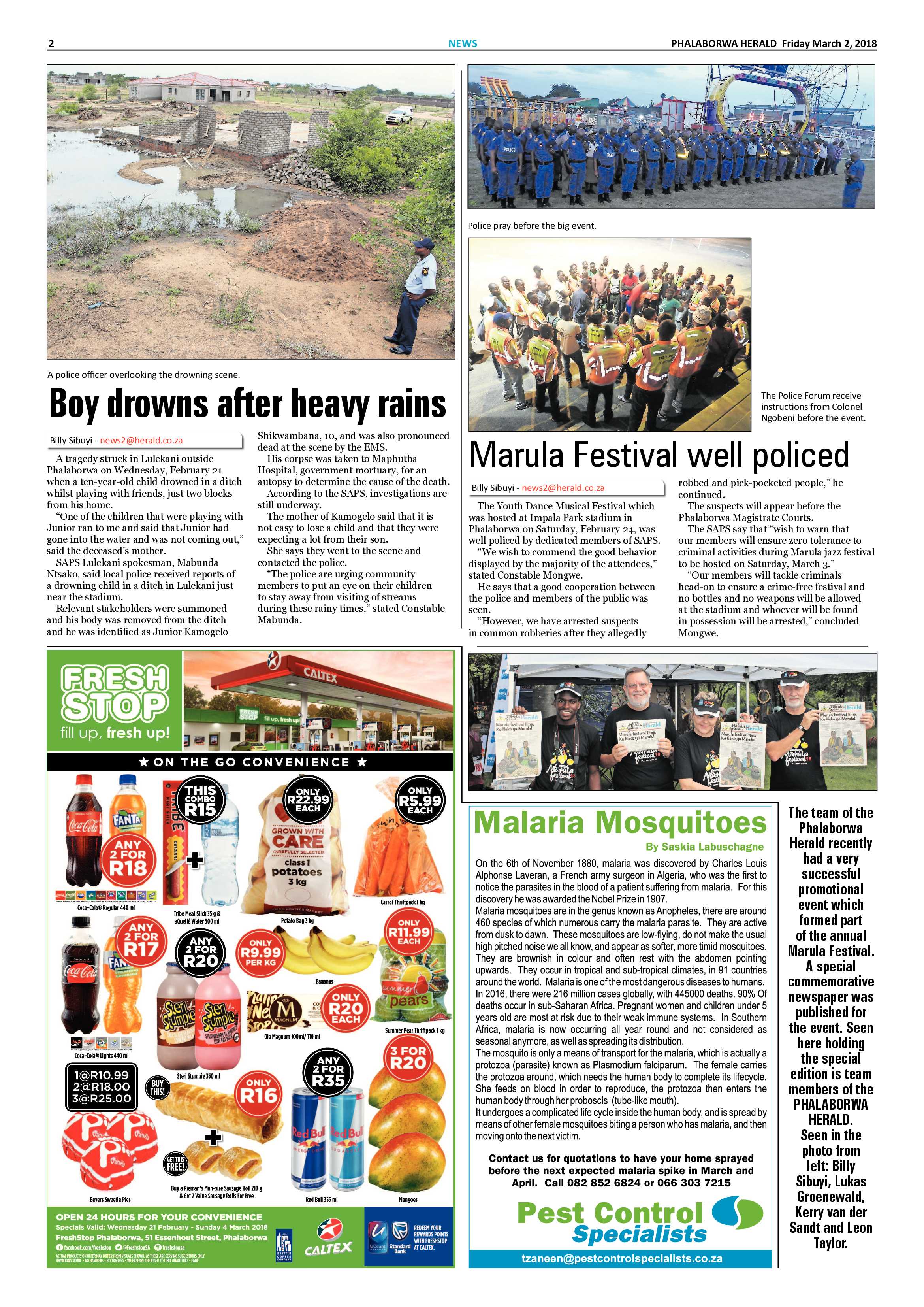 Phalaborwa Herald – 2 March 2018 page 2