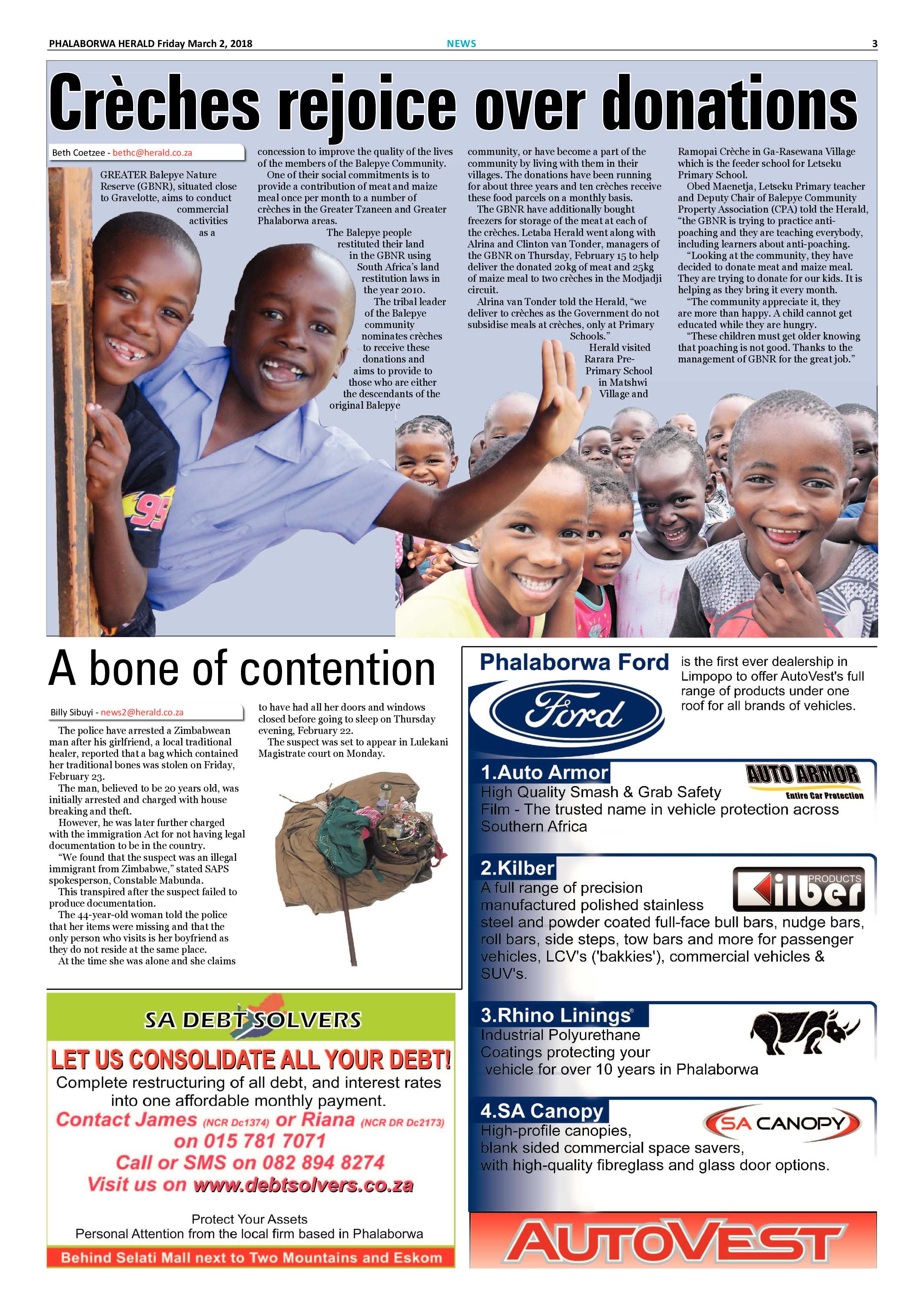 Phalaborwa Herald – 2 March 2018 page 3