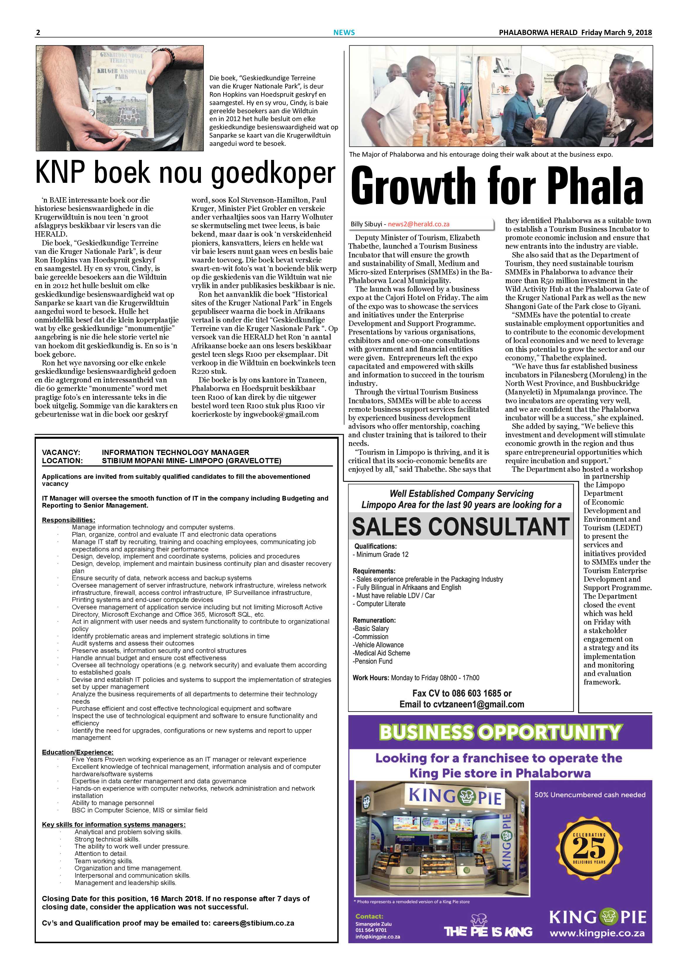 Phalaborwa Herald – 9 March 2018 page 2