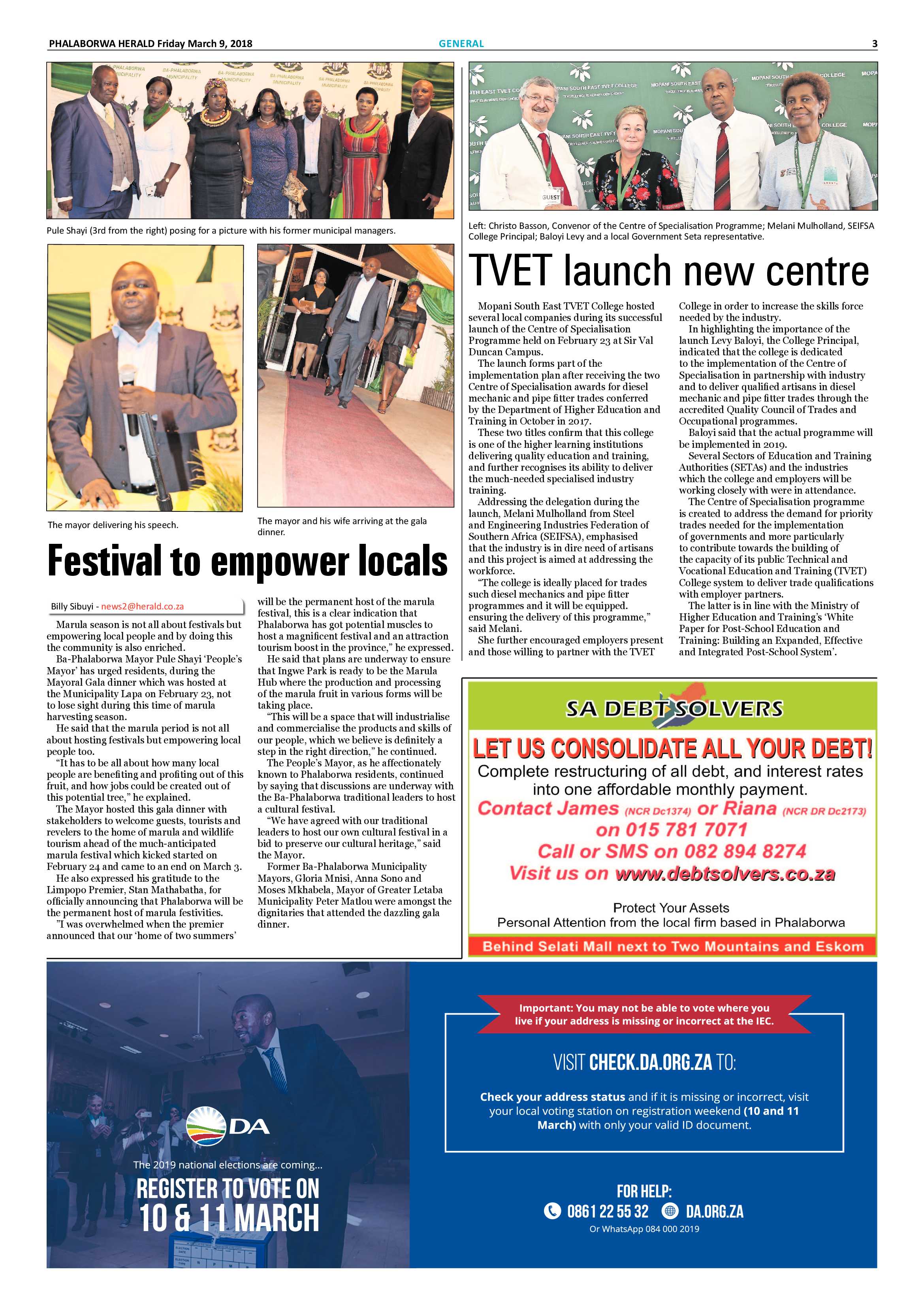 Phalaborwa Herald – 9 March 2018 page 3
