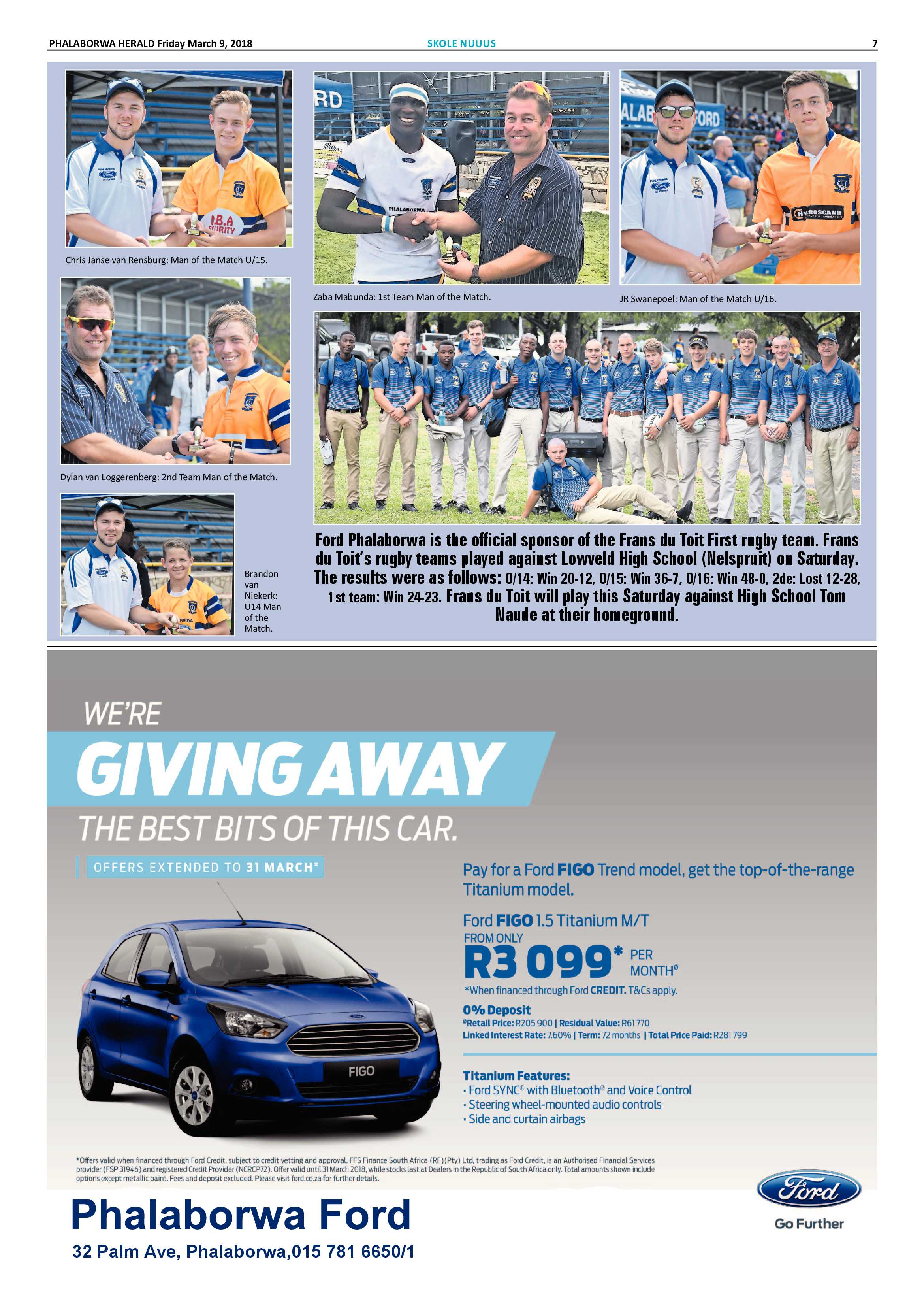 Phalaborwa Herald – 9 March 2018 page 7